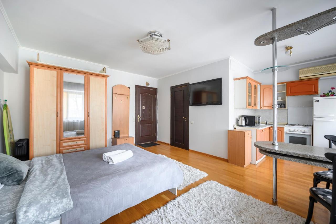 На Проспекте Ленина Apartman Almati Kültér fotó